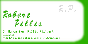 robert pillis business card